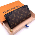 Louis Vuitton Monogram Zippy Wallet Retiro Black