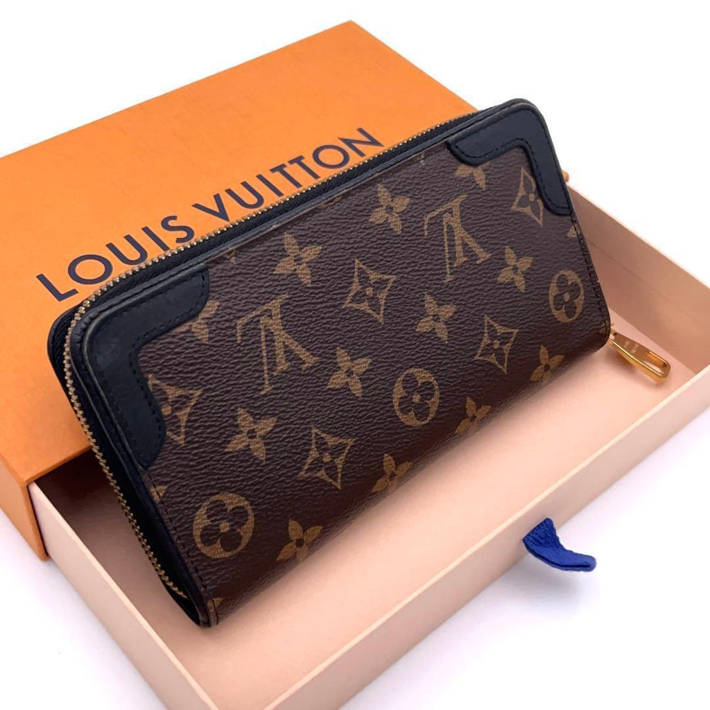 Louis Vuitton Monogram Zippy Wallet Retiro Black — view 2