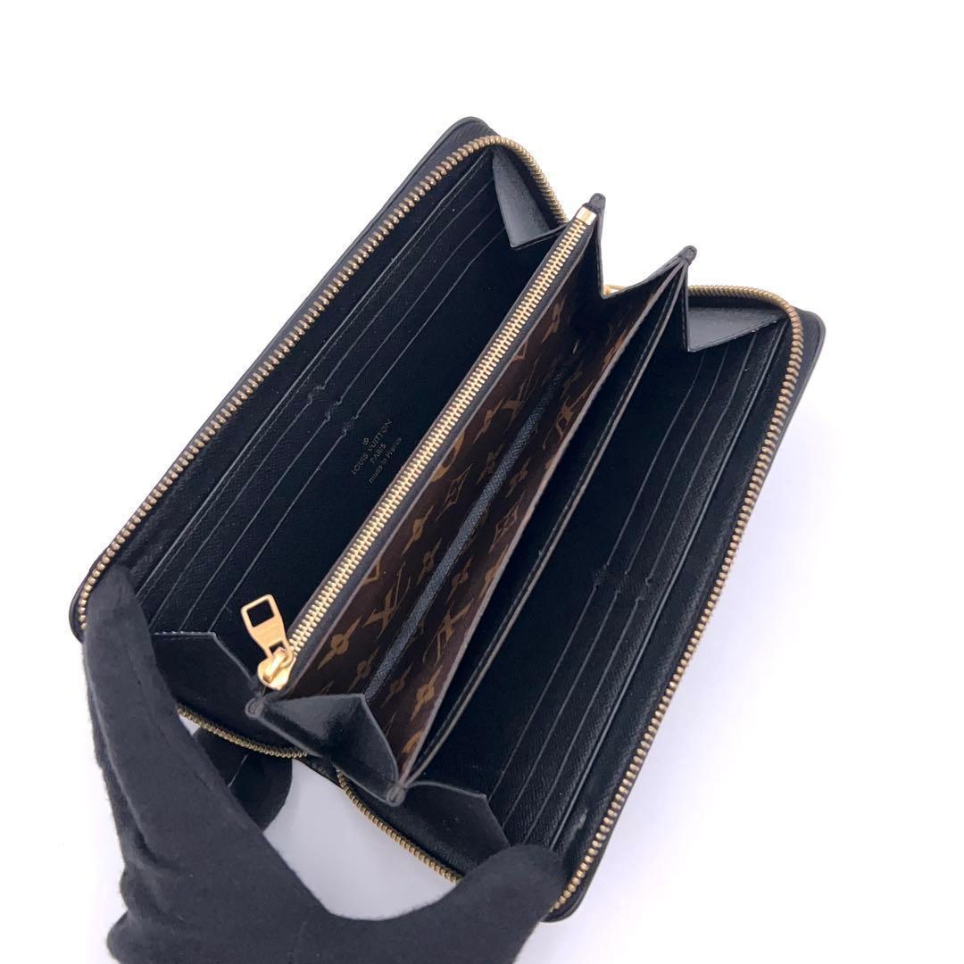 Louis Vuitton Monogram Zippy Wallet Retiro Black — view 3