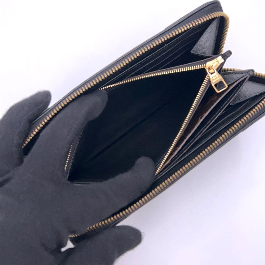 Louis Vuitton Monogram Zippy Wallet Retiro Black — view 4