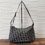 Dior Trotter Canvas Shoulder Bag Pouch — view 2
