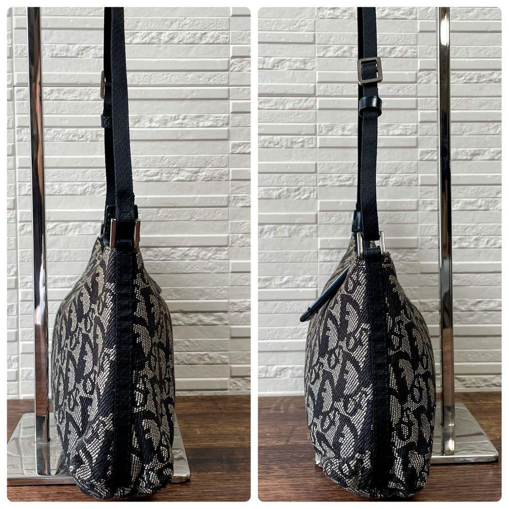 Dior Trotter Canvas Shoulder Bag Pouch — view 4