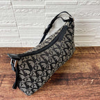 Dior Trotter Canvas Shoulder Bag Pouch — view 8