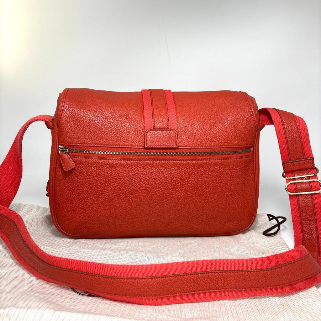 Hermes Bourlangue Taurillon Clemence Shoulder Bag — view 5