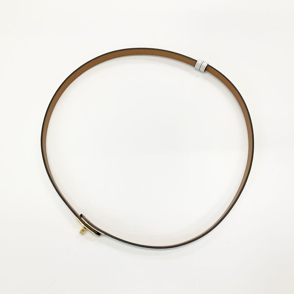 Hermes Veau Epsom Kelly 18 Belt White Gold — view 3