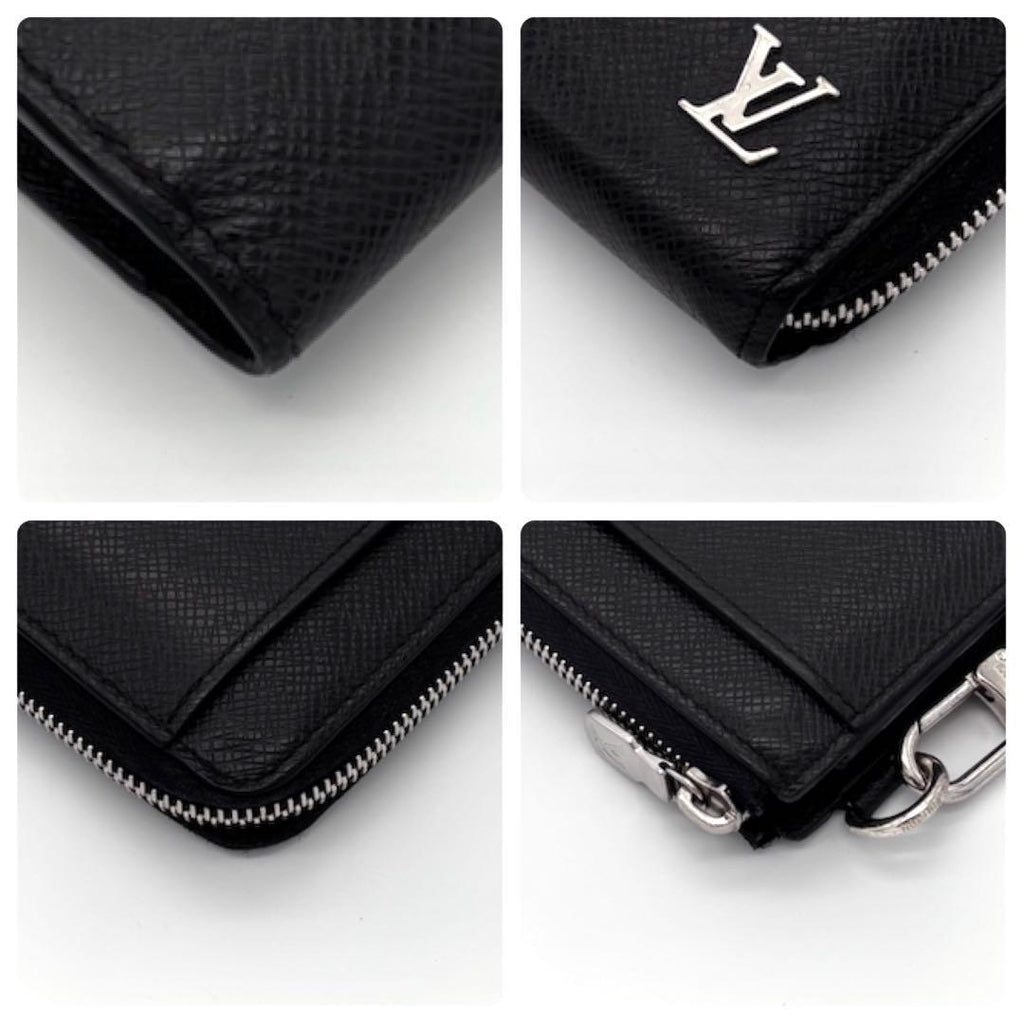 Louis Vuitton Taiga Zippy Dragonne L-shaped Zipper Wallet Clutch — view 6