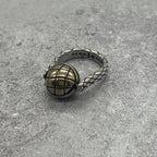 Bottega Veneta Intrecciato Ball Ring