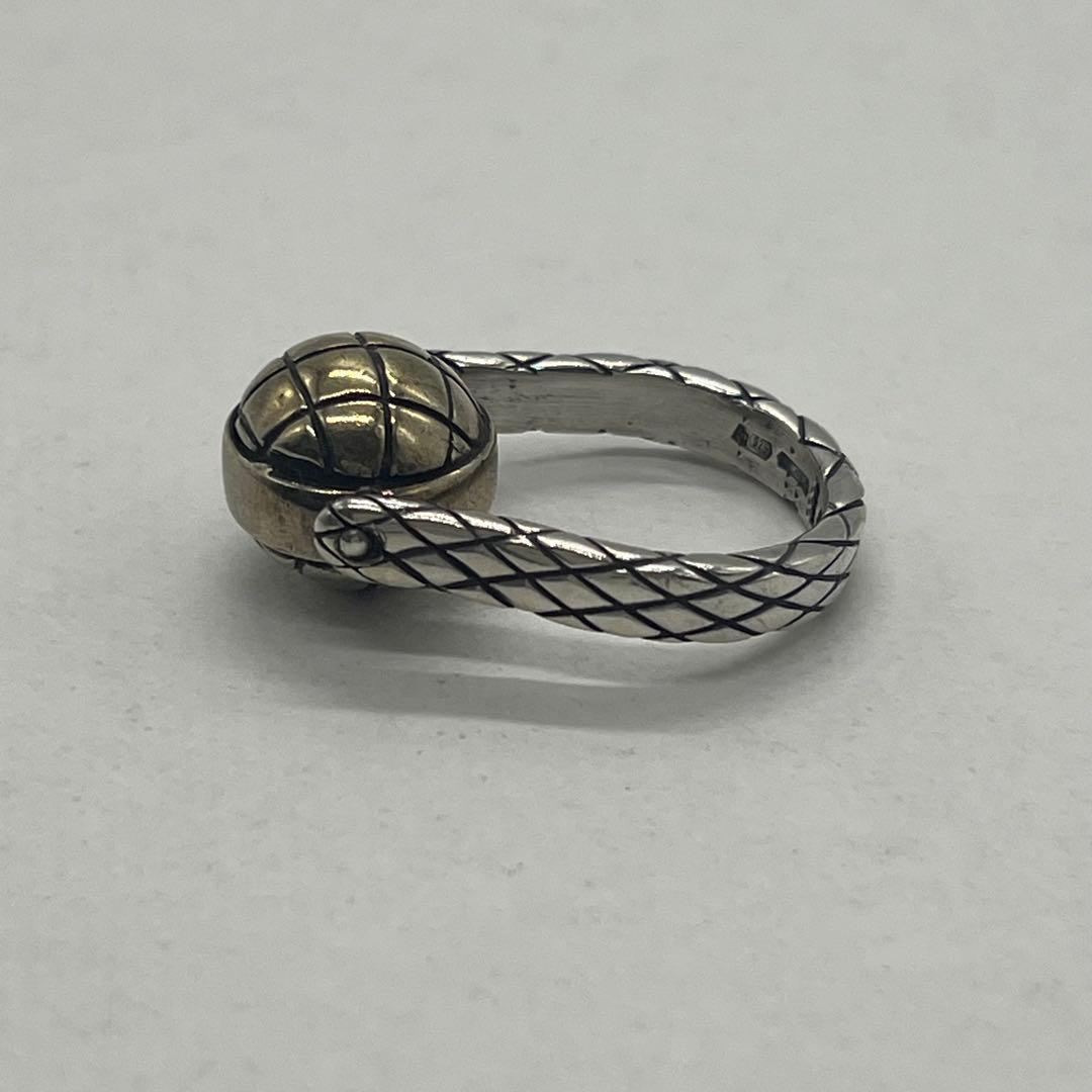 Bottega Veneta Intrecciato Ball Ring