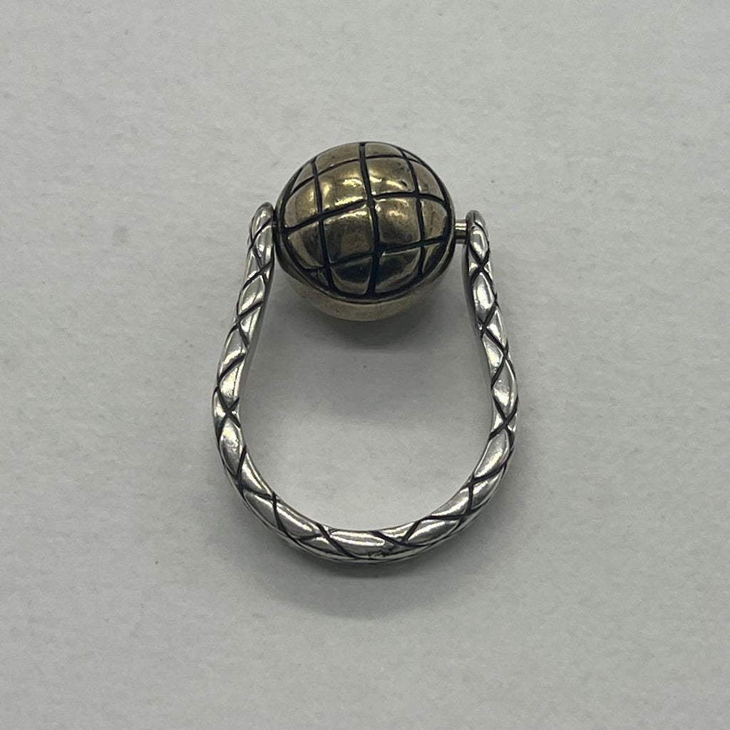 Bottega Veneta Intrecciato Ball Ring