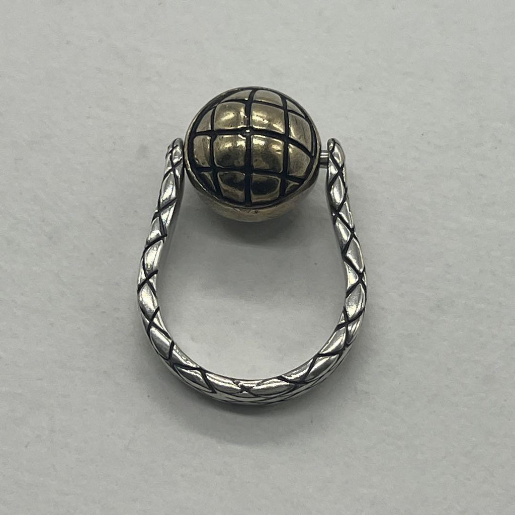 Bottega Veneta Intrecciato Ball Ring