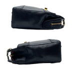 Chanel Lambskin Quilted Chain Shoulder Tote Black — view 4