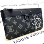 Louis Vuitton Vivienne Monogram Eclipse Pochette Apollo PM