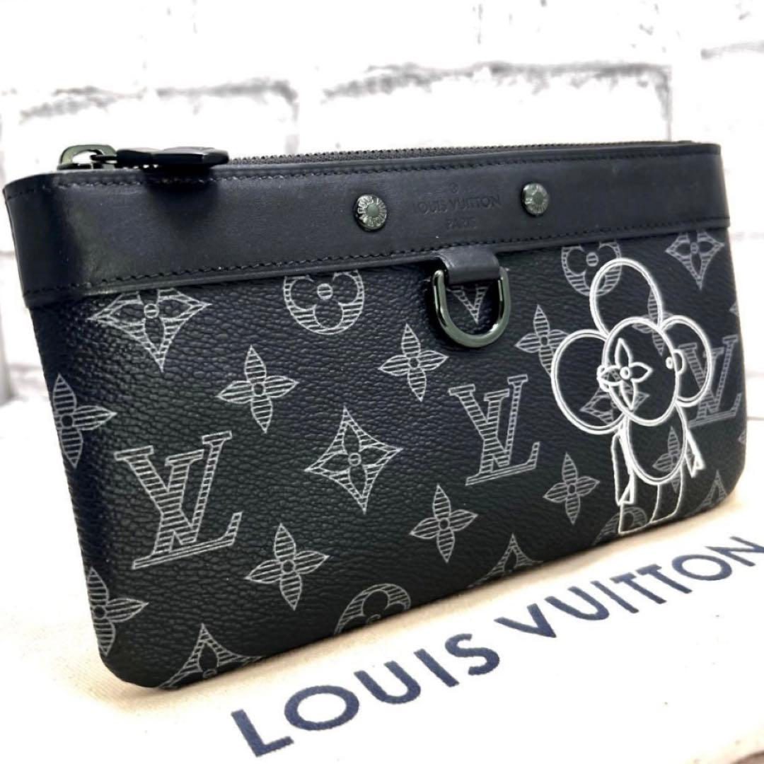 Louis Vuitton Vivienne Monogram Eclipse Pochette Apollo PM