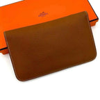 Hermes Dogon GM Togo Leather Wallet Brown Bifold — view 2