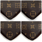 Louis Vuitton Monogram Portefeuille Clemence Rose Ballerine Wallet — view 9