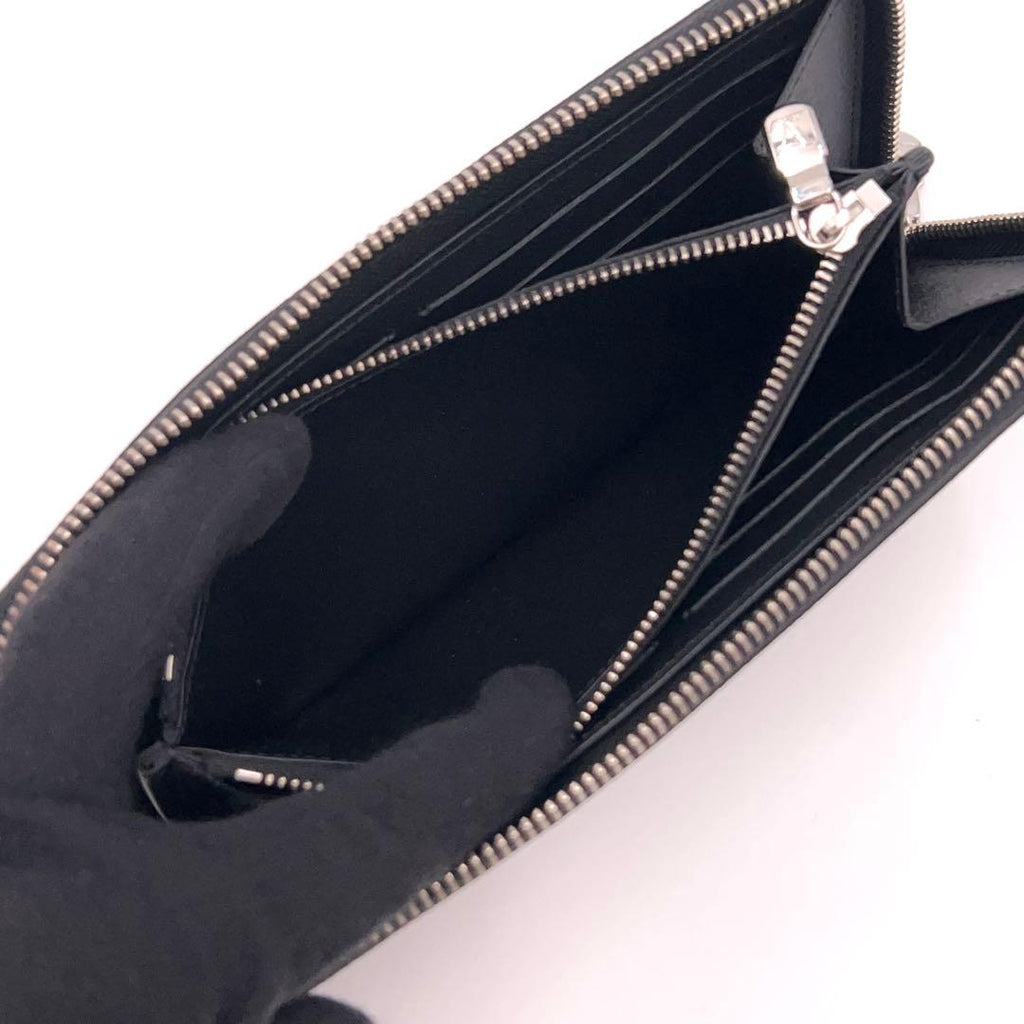 Louis Vuitton Taiga Zippy Wallet Horizontal Black — view 4