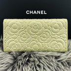 Chanel Wallet Camellia Embossed Flap SG — view 2