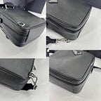 Prada Saffiano Leather Belt Bag Black — view 8