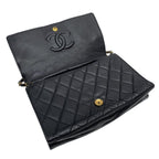 Chanel Quilted Lambskin Circle Logo Chain Shoulder Bag — view 8