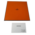 Hermes Carre 45 Blue Mors Et Gourmettes Vichy Scarf — view 6