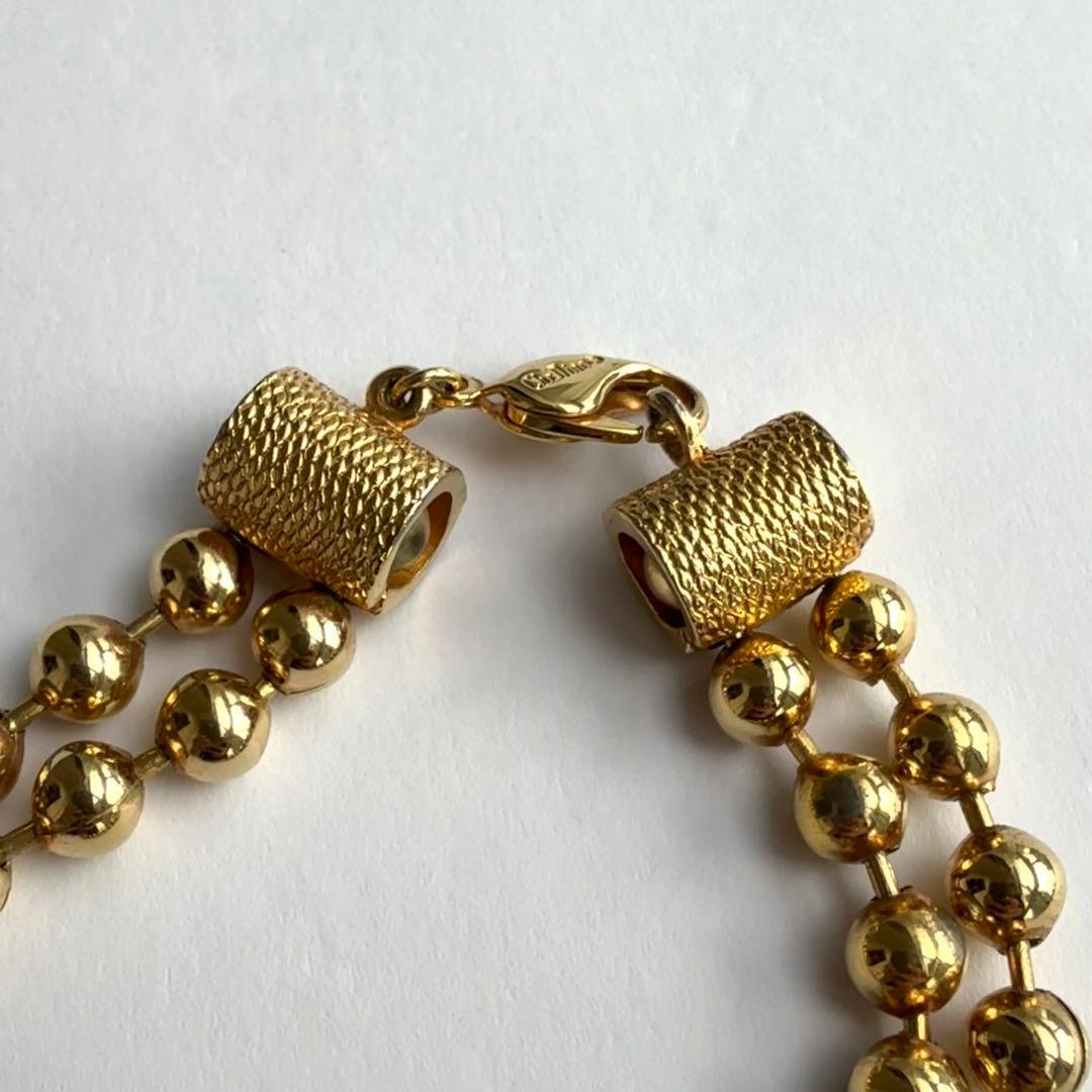 Dior Super Ball Necklace Gold — view 2
