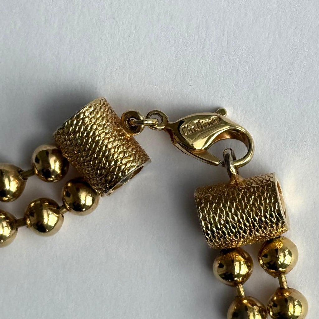 Dior Super Ball Necklace Gold — view 3