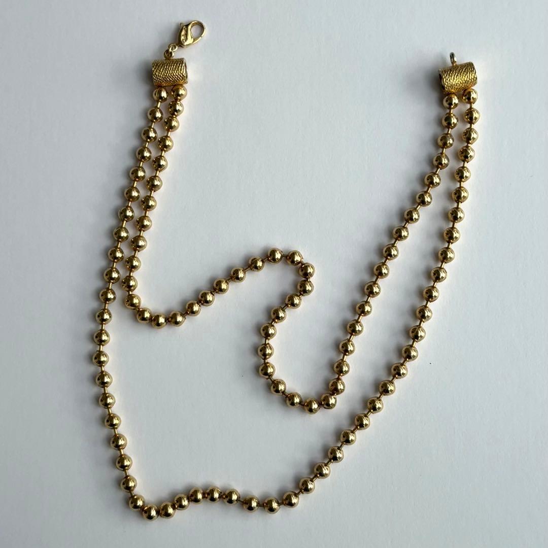 Dior Super Ball Necklace Gold — view 5