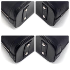 Louis Vuitton Epi Alma BB 2-Way Shoulder Bag Black — view 8