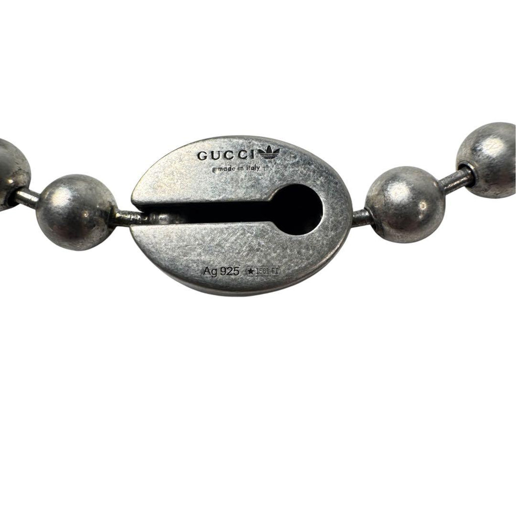 Gucci Adidas Collaboration Trefoil Ball Chain Necklace — view 8