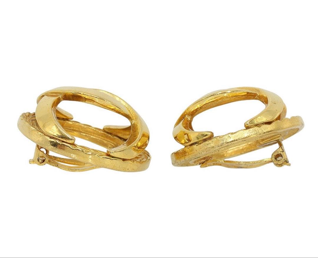 Chanel CC Logo Round Earrings — view 3