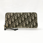 Dior Zip Up Round Wallet
