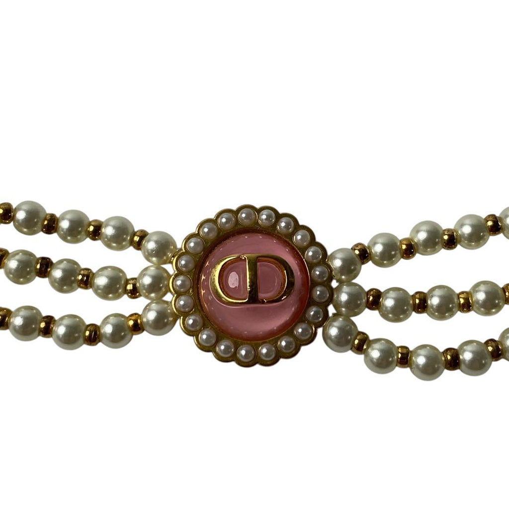 Dior Petit CD Baroque Pearl Necklace — view 5