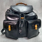 Gucci Backpack Patent Leather Bamboo Black — view 2