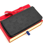 Louis Vuitton Wallet Zippy Monogram Shadow Black — view 2