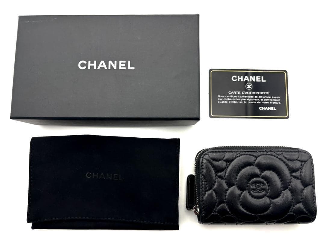 Chanel Wallet New Camellia Stitch Coin Purse — view 2