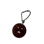 Hermes Key Holder Charm Beaver Brown