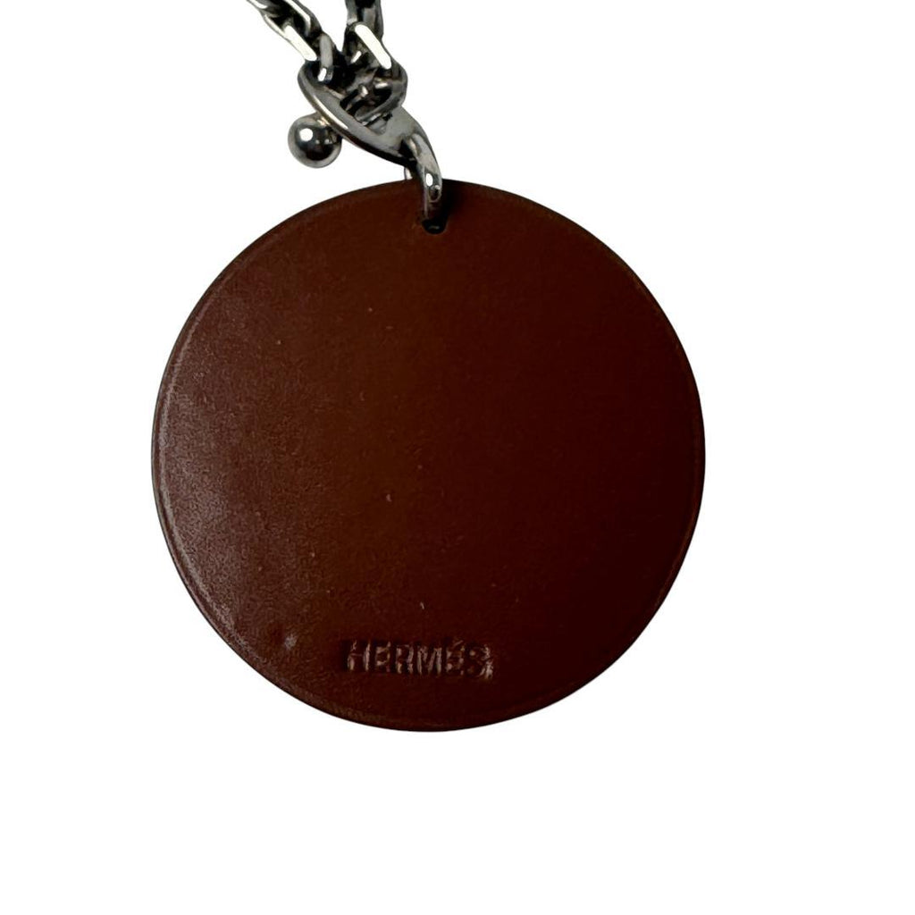 Hermes Key Holder Charm Beaver Brown — view 3