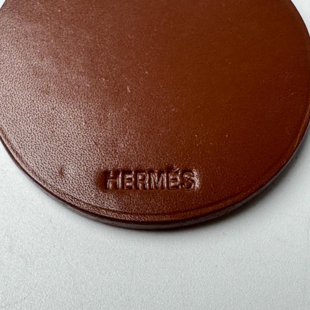 Hermes Key Holder Charm Beaver Brown — view 7