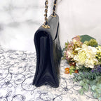Chanel Vintage Quilted CC Logo Bag Black — view 6