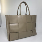 Bottega Veneta Super Arco Intrecciato Tote Gray Ju — view 3