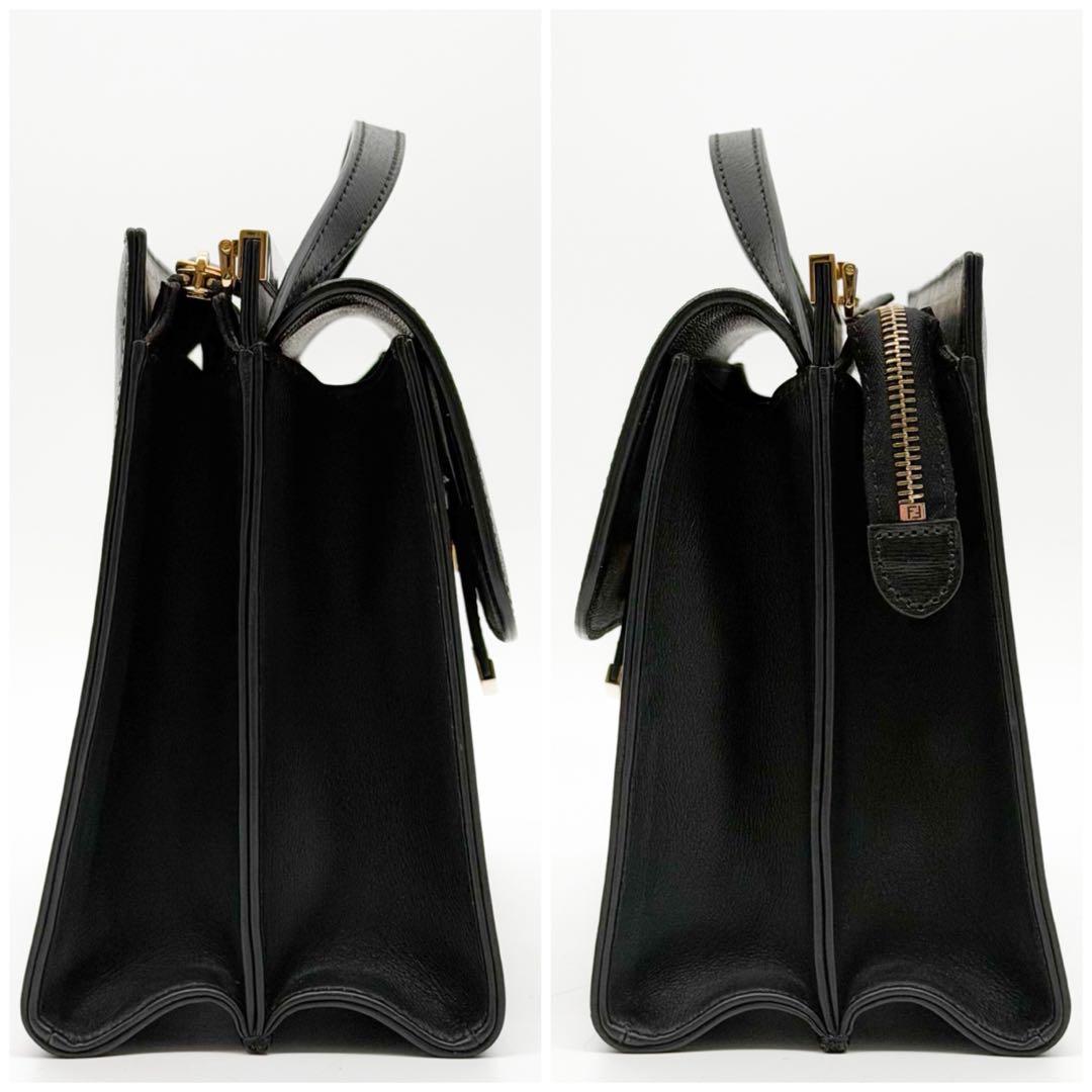 Fendi Demi Jour 2-Way Black Shoulder Bag — view 6