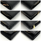 Louis Vuitton Wallet Monogram Empreinte Metis Compact Black — view 9