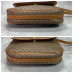 Gucci GG Shoulder Bag Brown Beige Logo Leather — view 8