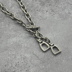 Gucci Oba Roulis Chain Necklace Horsebit