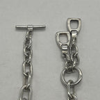 Gucci Oba Roulis Chain Necklace Horsebit — view 4