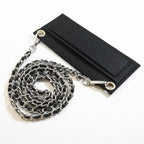 Chanel Camellia Wallet Black Chain Shoulder Bag — view 6