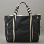 Gucci Crest Tote Bag Nylon Black White — view 3