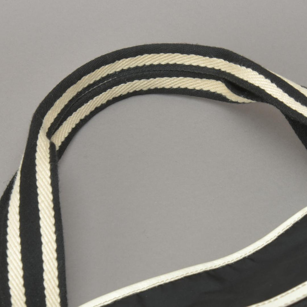Gucci Crest Tote Bag Nylon Black White — view 5