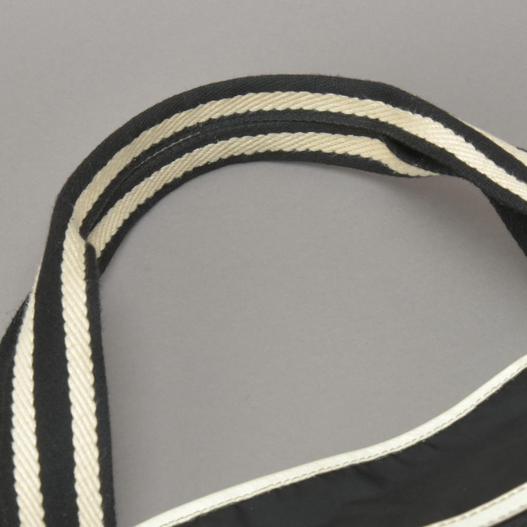 Gucci Crest Tote Bag Nylon Black White — view 5