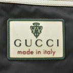 Gucci Crest Tote Bag Nylon Black White — view 6